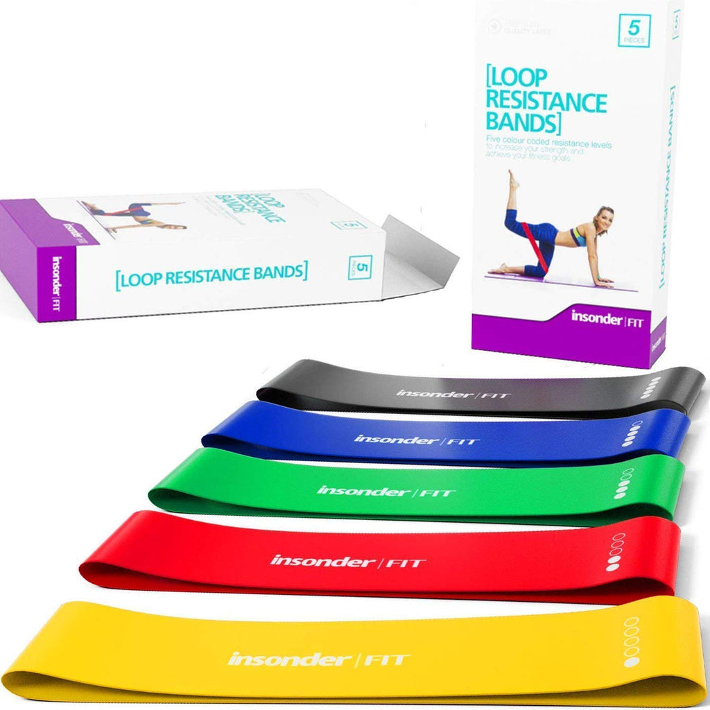 Resistance Band Sets - (5 Resistance Levels)