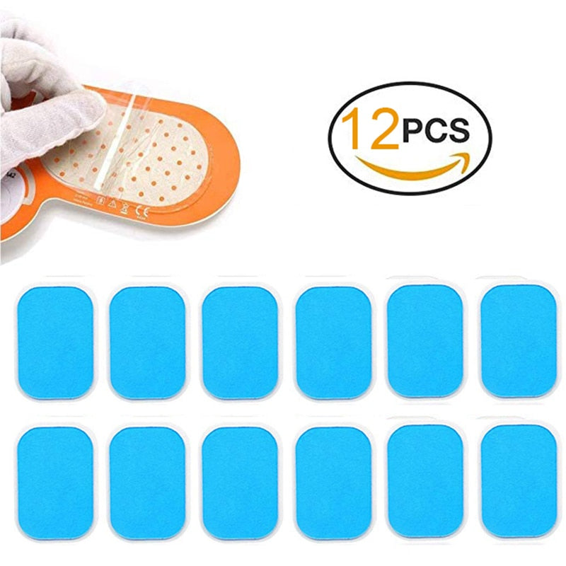 12 Piece Replacement Hydrogel Stickers (For Ab Stimulator)